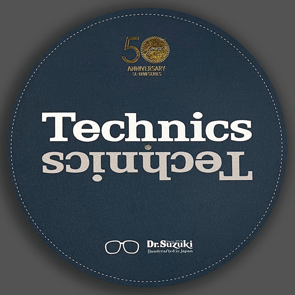 DR. SUZUKI x TECHNICS 50th Anniversary SL-1200M7L LIMITED EDITION SLIPMATS BLUE