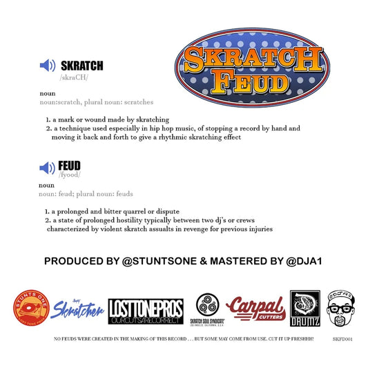 SKRATCH FEUD - STUNTS ONE - ( 7inch )
