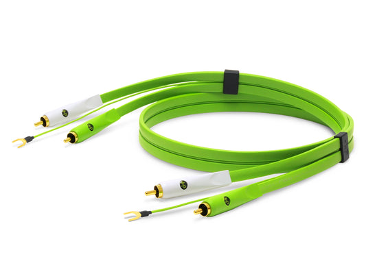 NEO d+ Class B Turntable Cable (RCA + Ground) for DJs & Audio Professionals by Oyaide Elec. Co.