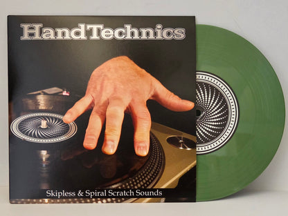 DJ QUEST & DJ 2 FRESH – Hand Technics: Skipless Scratch 7" ( Green Vinyl )