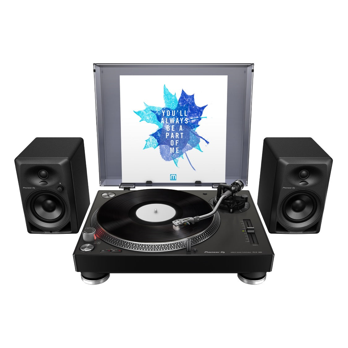 Pioneer DJ PLX-500-K Direct Drive Turntable (Black)