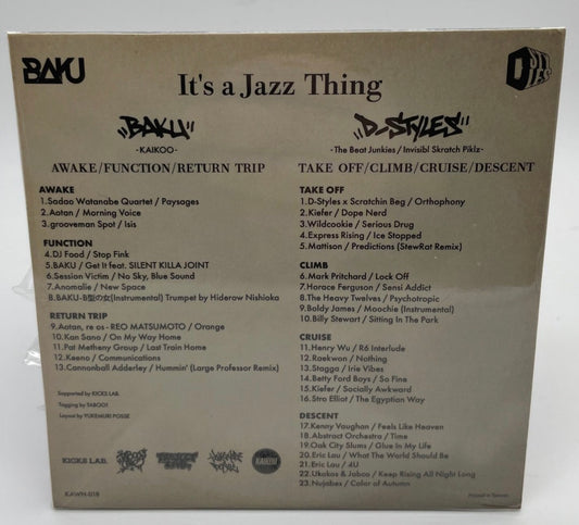 Baku X D-Styles - It’s A Jazz Thing - Japan CD Limited Edition