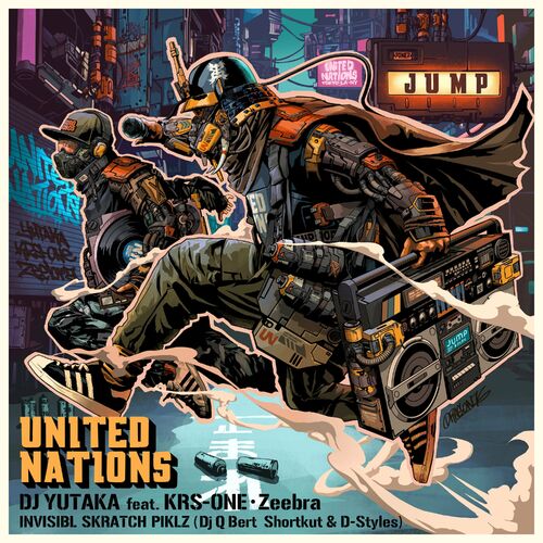United Nations - JUMP (10" Vinyl) DJ YUTAKA, KRS-One, Zeebra, Invisibl Skratch Piklz, DJ Qbert, Shortkut, D-Styles