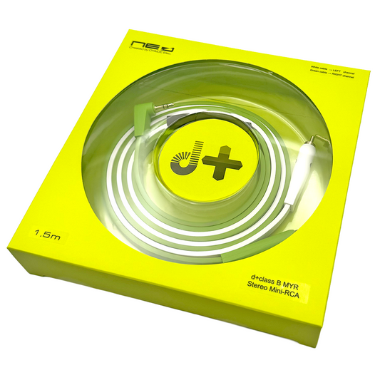 NEO d+ Class B MYR Cable (Stereo Mini to RCA) for DJs & Audio Professionals by Oyaide Elec. Co.