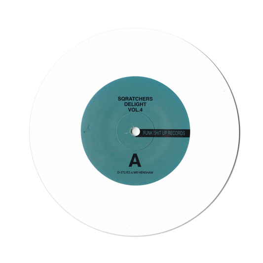 Sqratchers Delight Vol. 4 by D-Styles & Mr. Henshaw (7" White Vinyl)