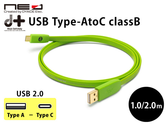 NEO d+ Premium USB (Type A to C) Cable (Class B) by Oyaide Elec. Co.