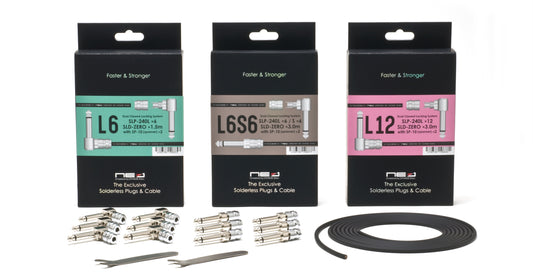 NEO Solderless Series L12 Ultra-Grade Instrument Cable Kit by Oyaide Elec. Co.